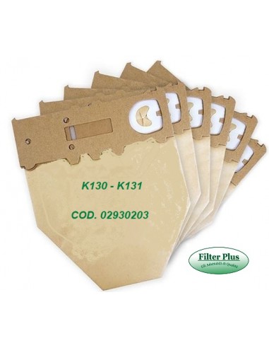 6 SACCHI FILTRO CARTA FILTERPLUS...