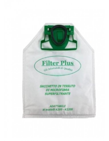 6 SACCHETTI FILTRO TESSUTO MICROFIBRA...