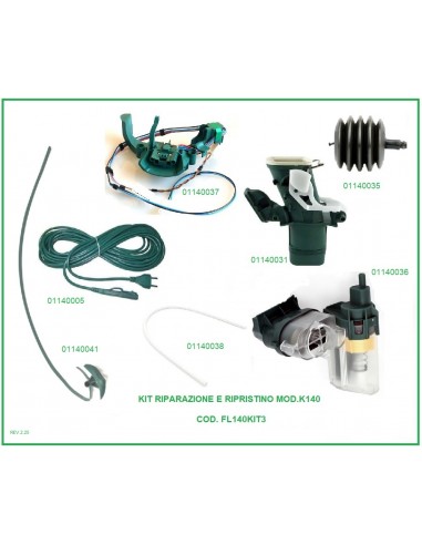 KIT 3 RIPARAZIONE E RIPRISTINO...